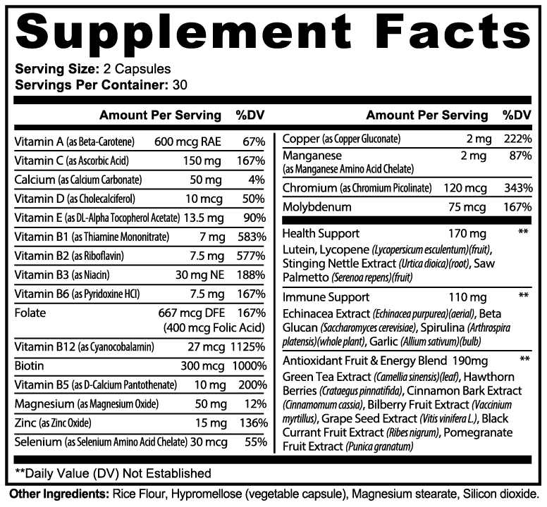Isolate Multivitamin