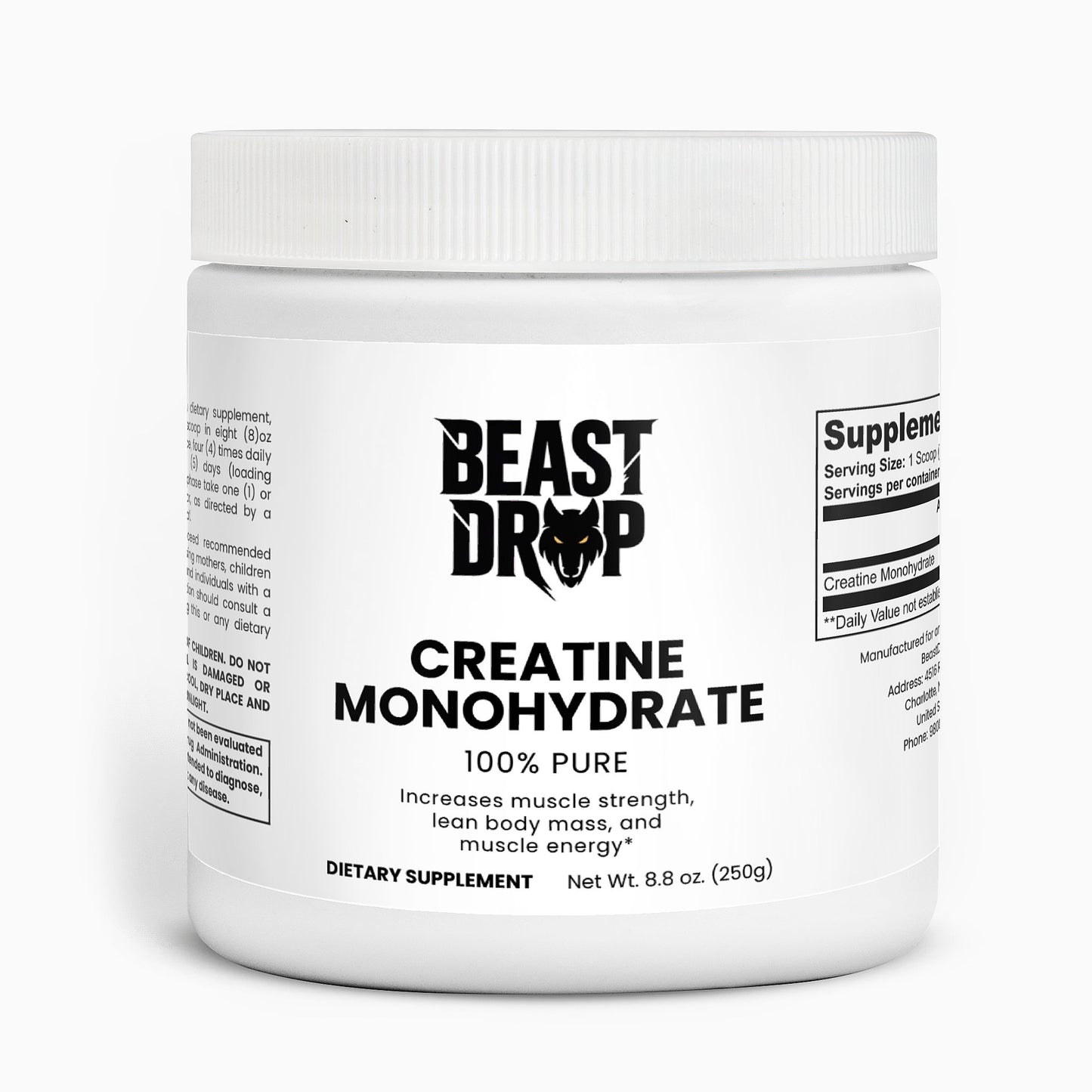 Creatine Monohydrate unflavored