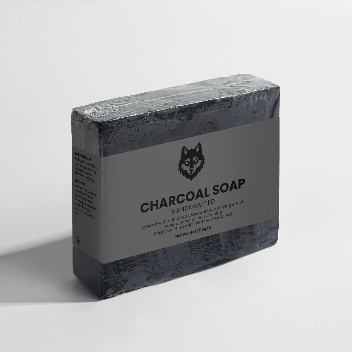 Charcoal facial cleanse soap