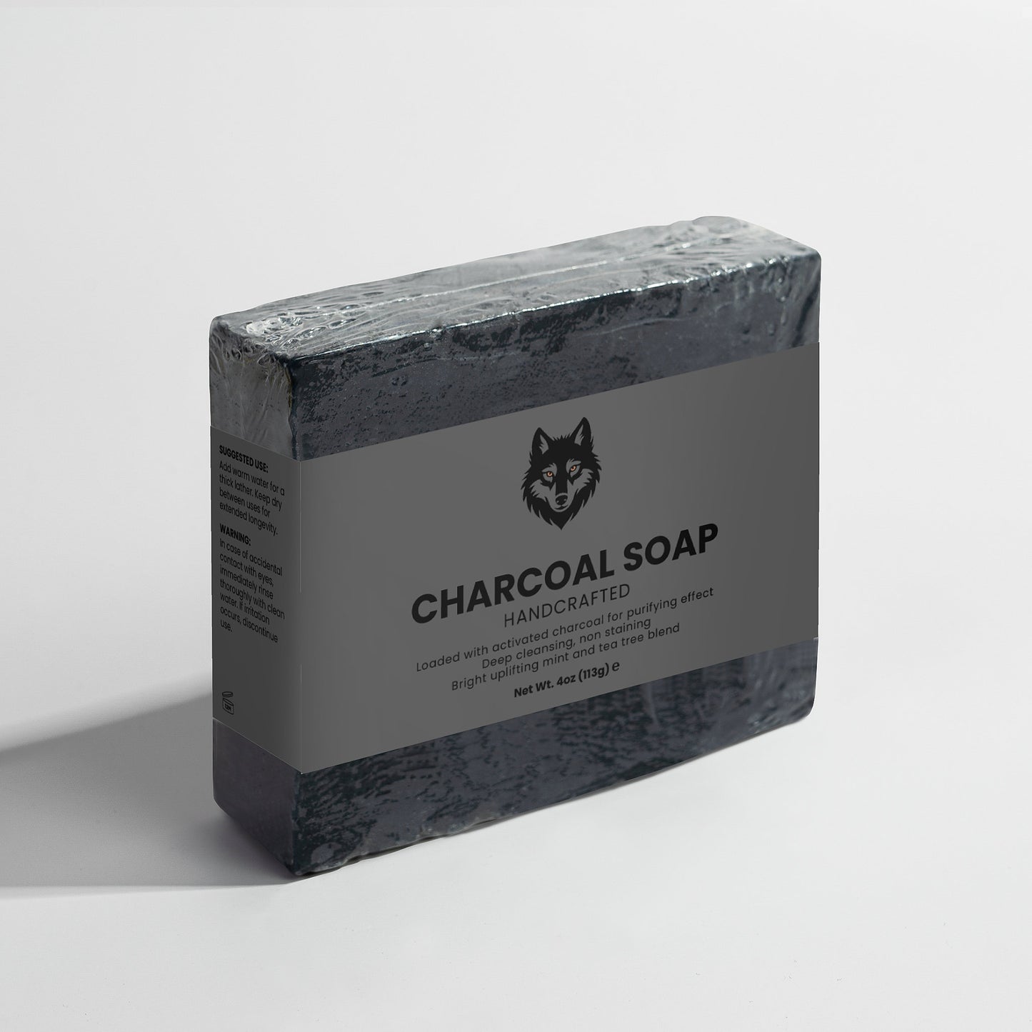 Charcoal facial cleanse soap