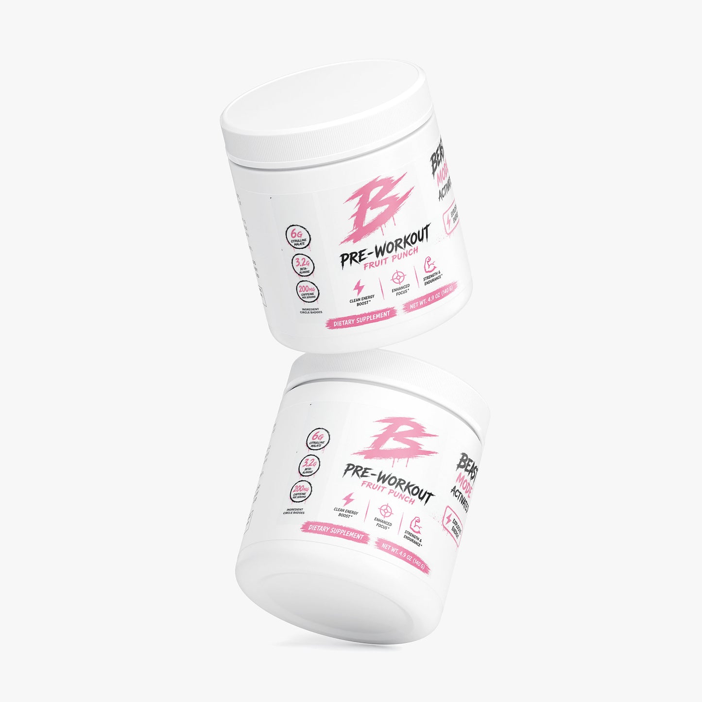 Pre- workout Powder (Fruit Punch)