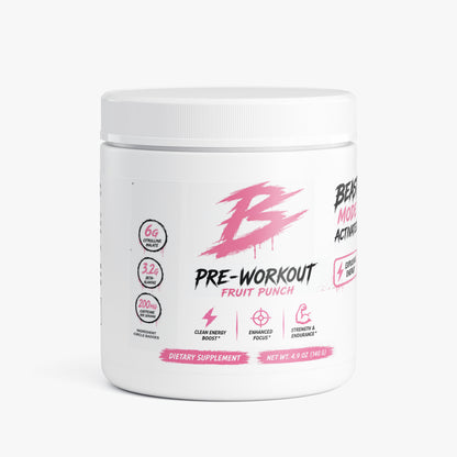 Pre- workout Powder (Fruit Punch)