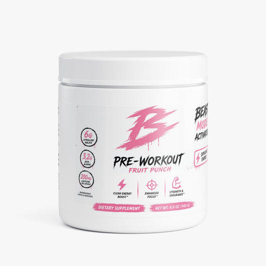 Pre- workout Powder (Fruit Punch)