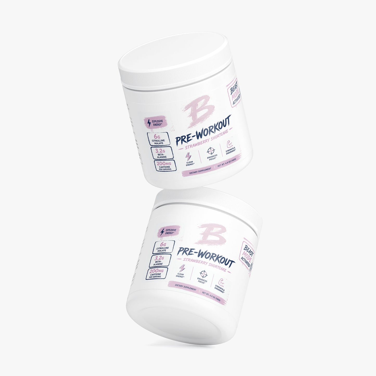 Pre- Workout Powder (Strawberry Shortcake)