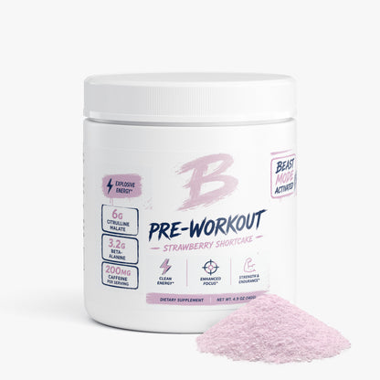 Pre- Workout Powder (Strawberry Shortcake)