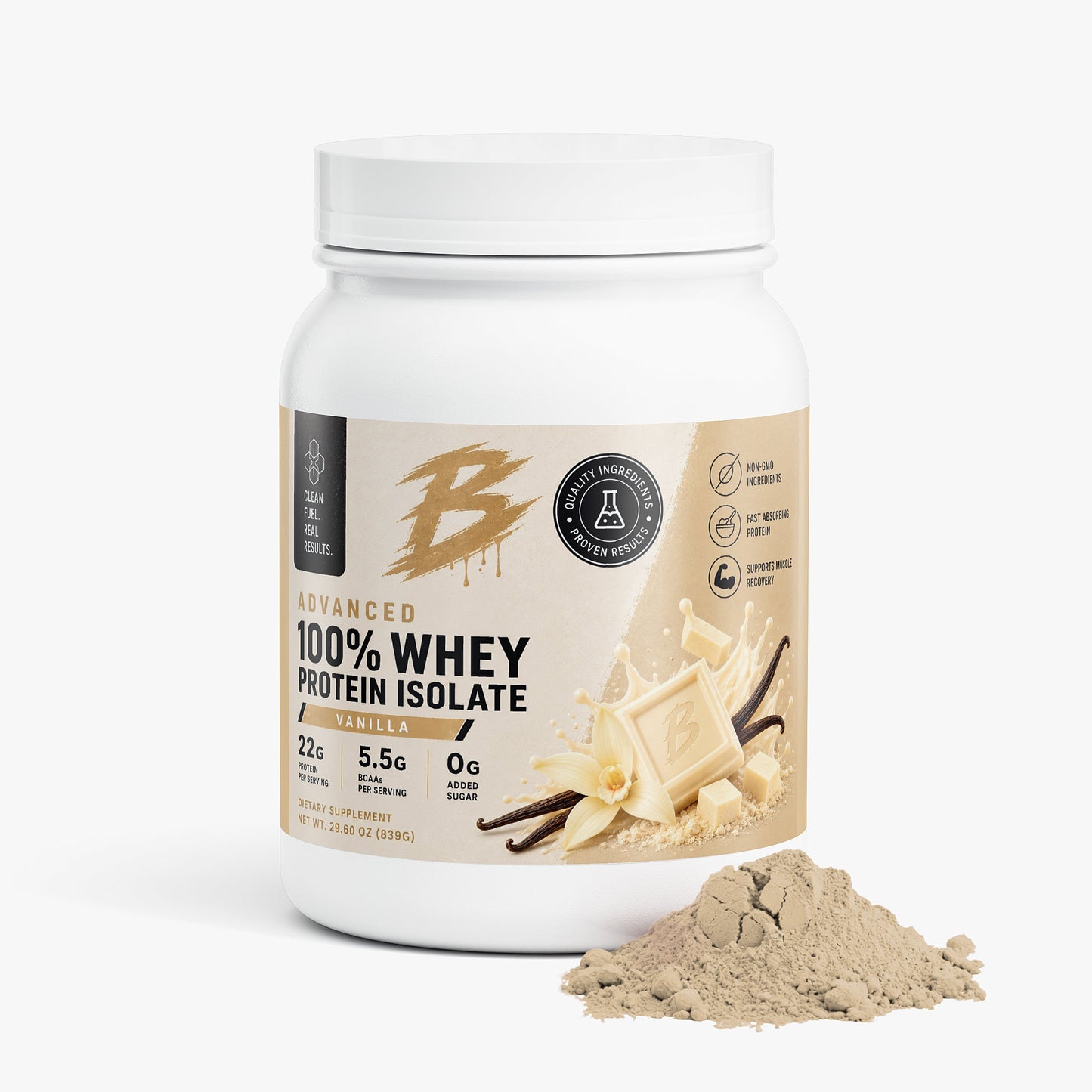 Advanced 100% Whey Protein Isolate (Vanilla)