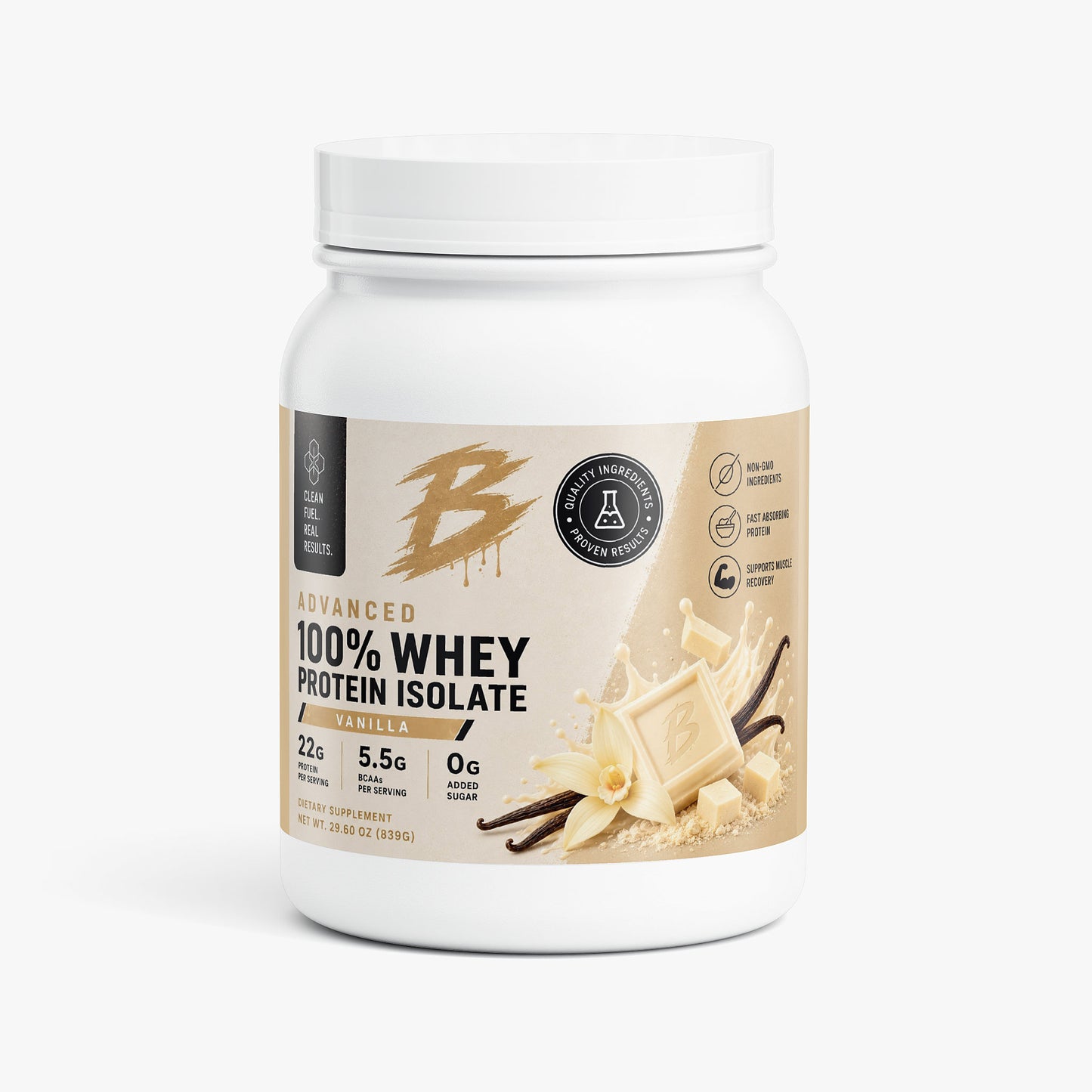 Advanced 100% Whey Protein Isolate (Vanilla)