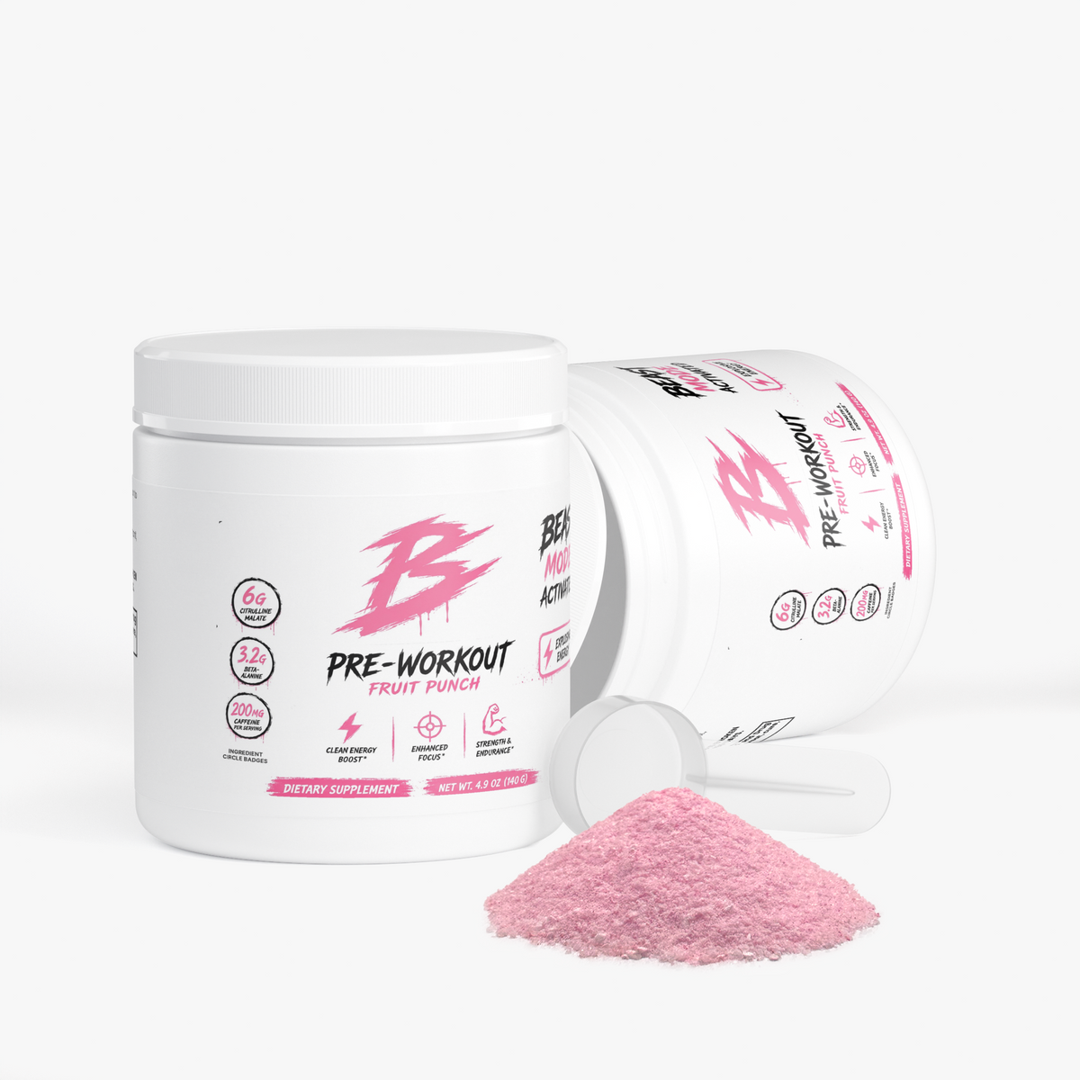 Pre- workout Powder (Fruit Punch)